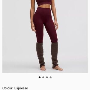 Lululemon Women's Ribbed Knit Merino Wool-Blend Leg Warmer